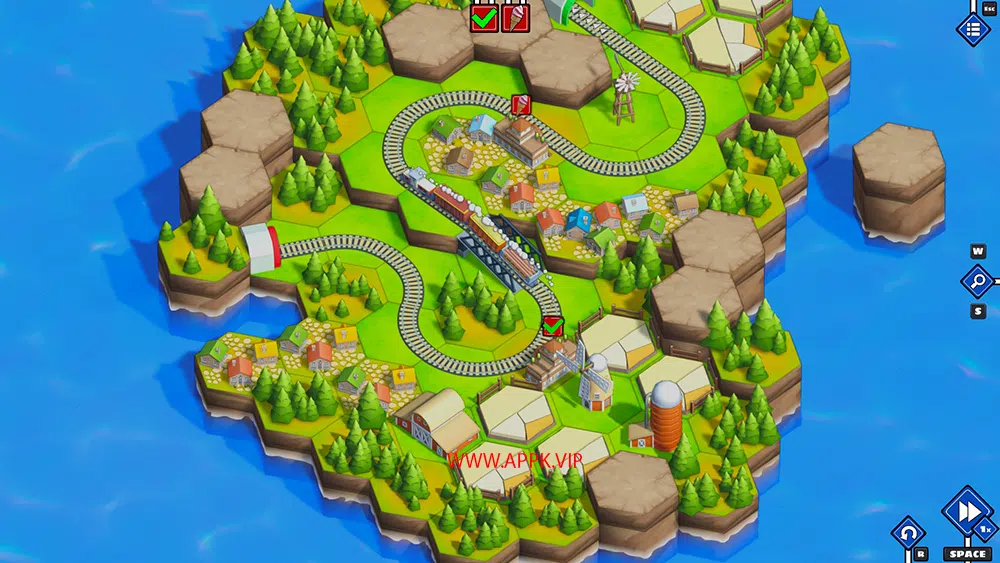 铁路群岛2(Railway Islands 2 Puzzle)|简中|PC|PUZ|极简放松益智游戏