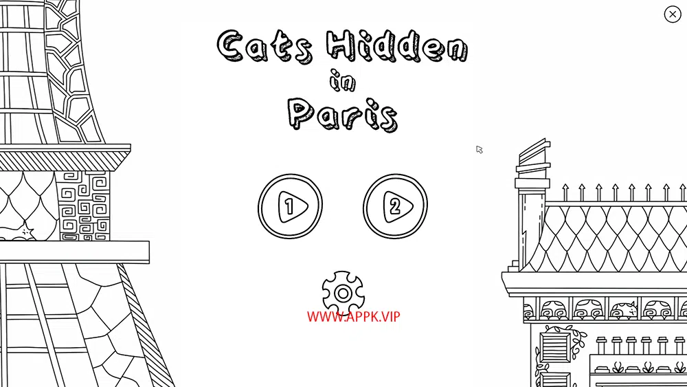 隐藏在巴黎的猫(Cats Hidden in Paris)简中|PC|隐藏物品益智休闲游戏