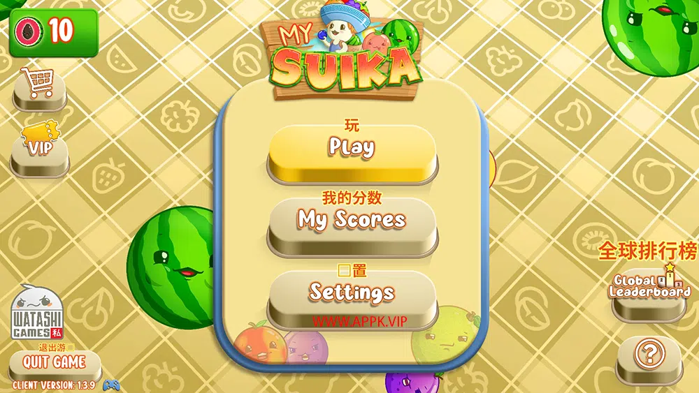 我的西瓜西瓜游戏(My Suika – Watermelon Game)简中|PC|PUZ|西瓜合并解谜游戏